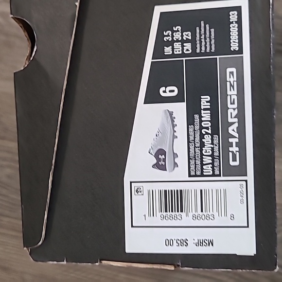 Women's UA Glyde 2 MT TPU Softball Cleats - Picture 2 of 7